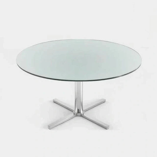 ContemporaryGlass Top Dining Table