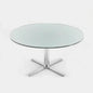 ContemporaryGlass Top Dining Table